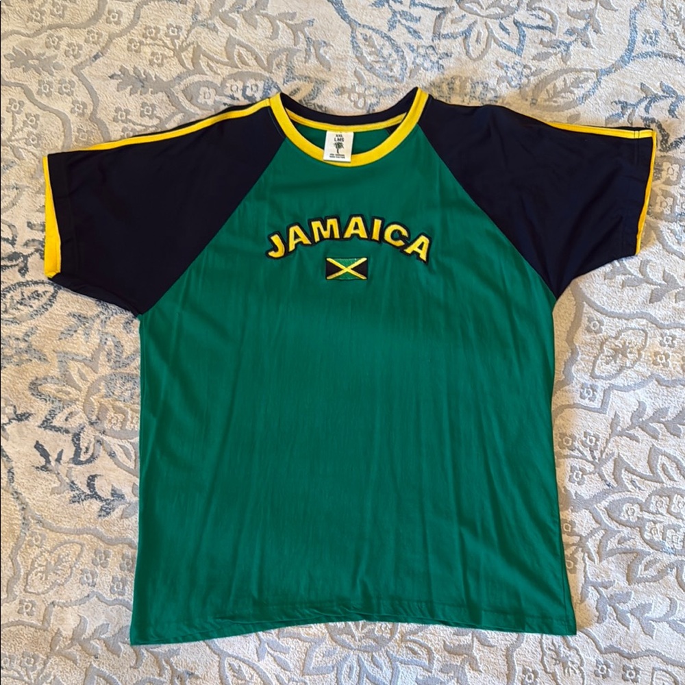 Jamaica Green and Black T-Shirt